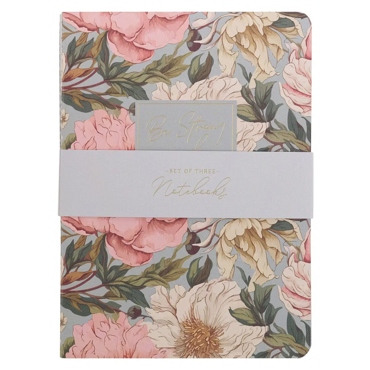 Notebook Set Of 3 | Strong & Courageous Josh 1:9