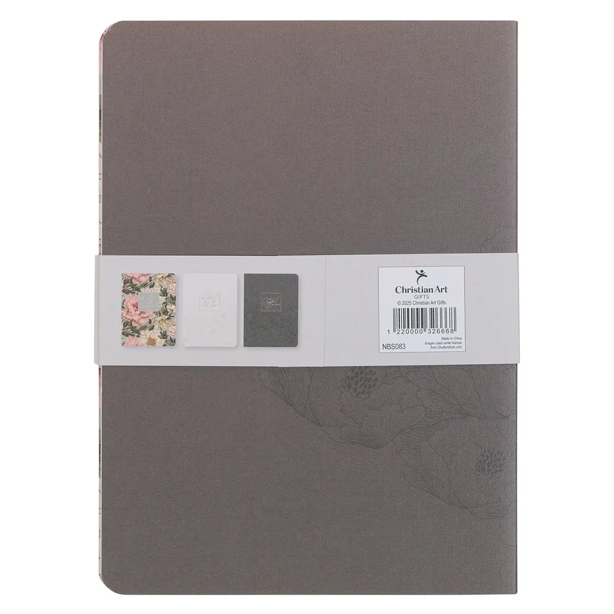 Notebook Set Of 3 | Strong & Courageous Josh 1:9