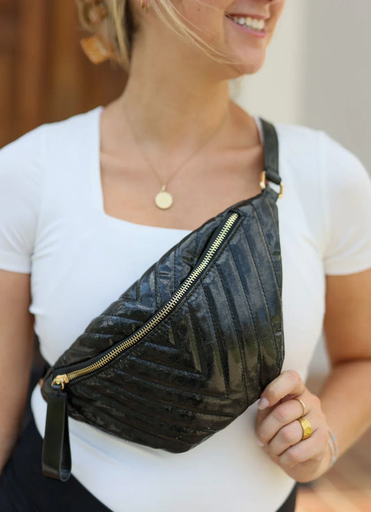 Charlotte Quilted Belt Bag | Caroline Hill