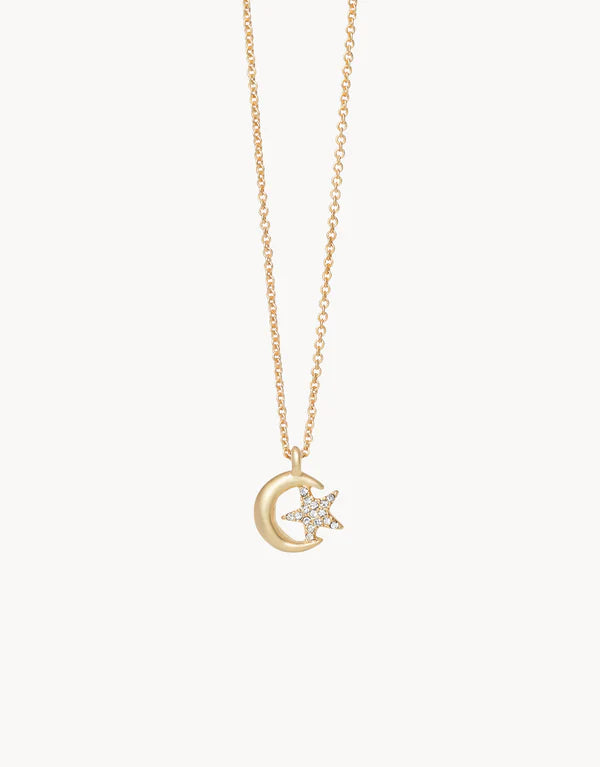 Sea La Vie Necklace Shooting Star & Moon