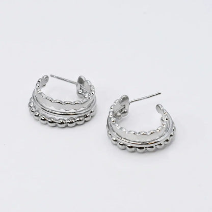 Sicily Hoop | Silver