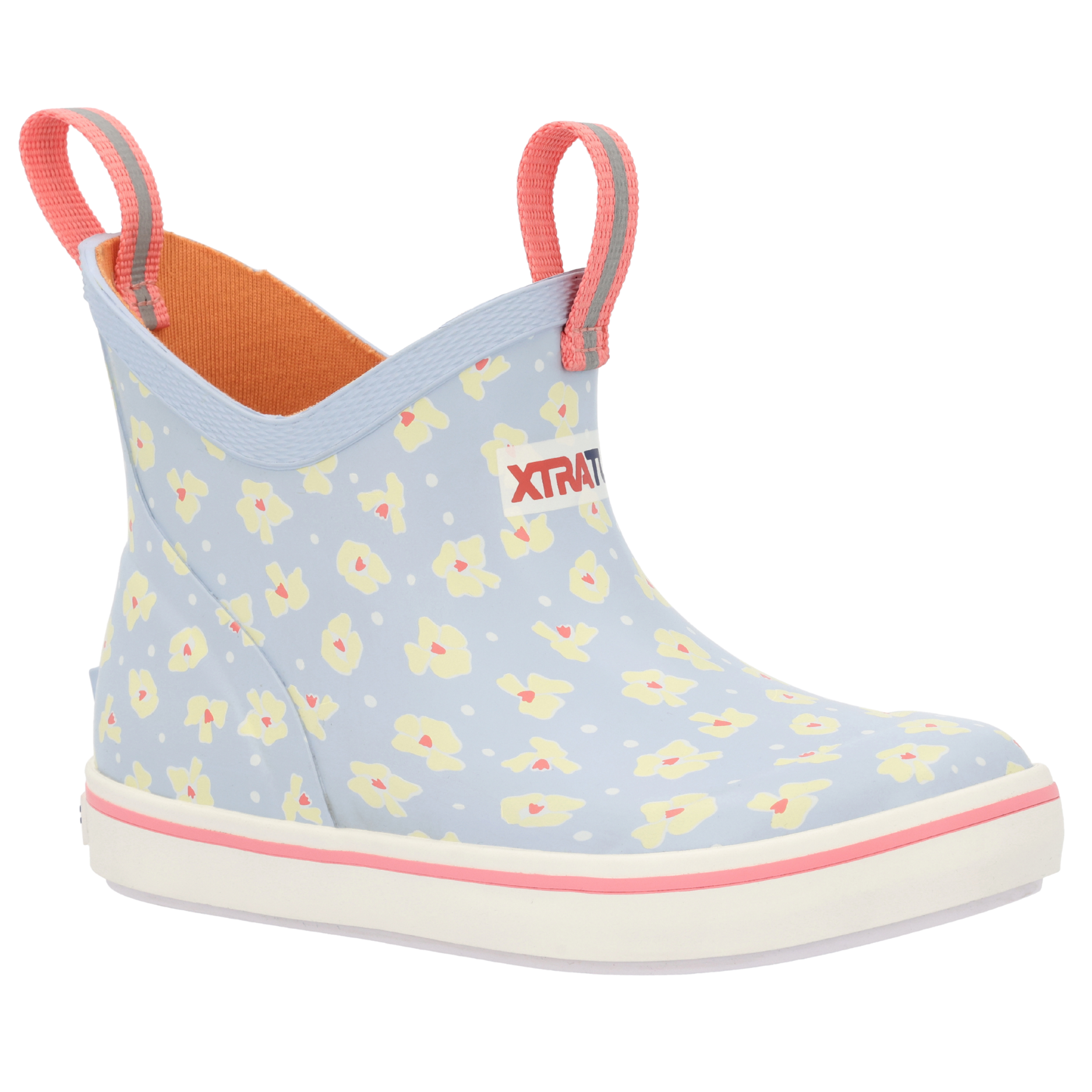 Skyway Floral Ankle Deck Boot | Youth | Xtratuf
