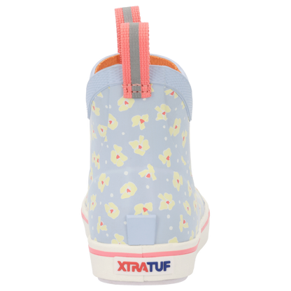 Skyway Floral Ankle Deck Boot | Youth | Xtratuf