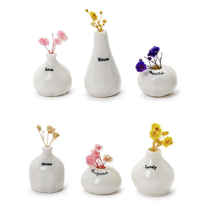 Small Vase In Matchbox | 6 Styles | Flowers Included