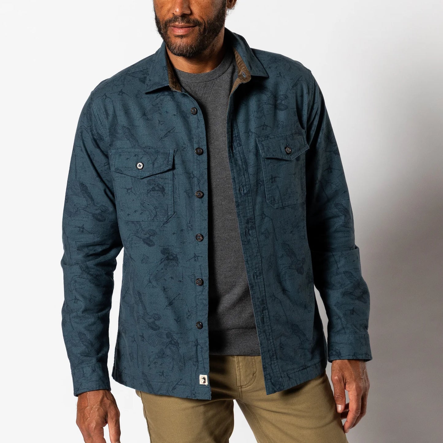 Slater Moleskin Overshirt | Duck Head