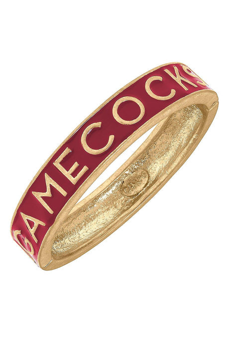 South Carolina Gamecocks Enamel Hinge Bangle