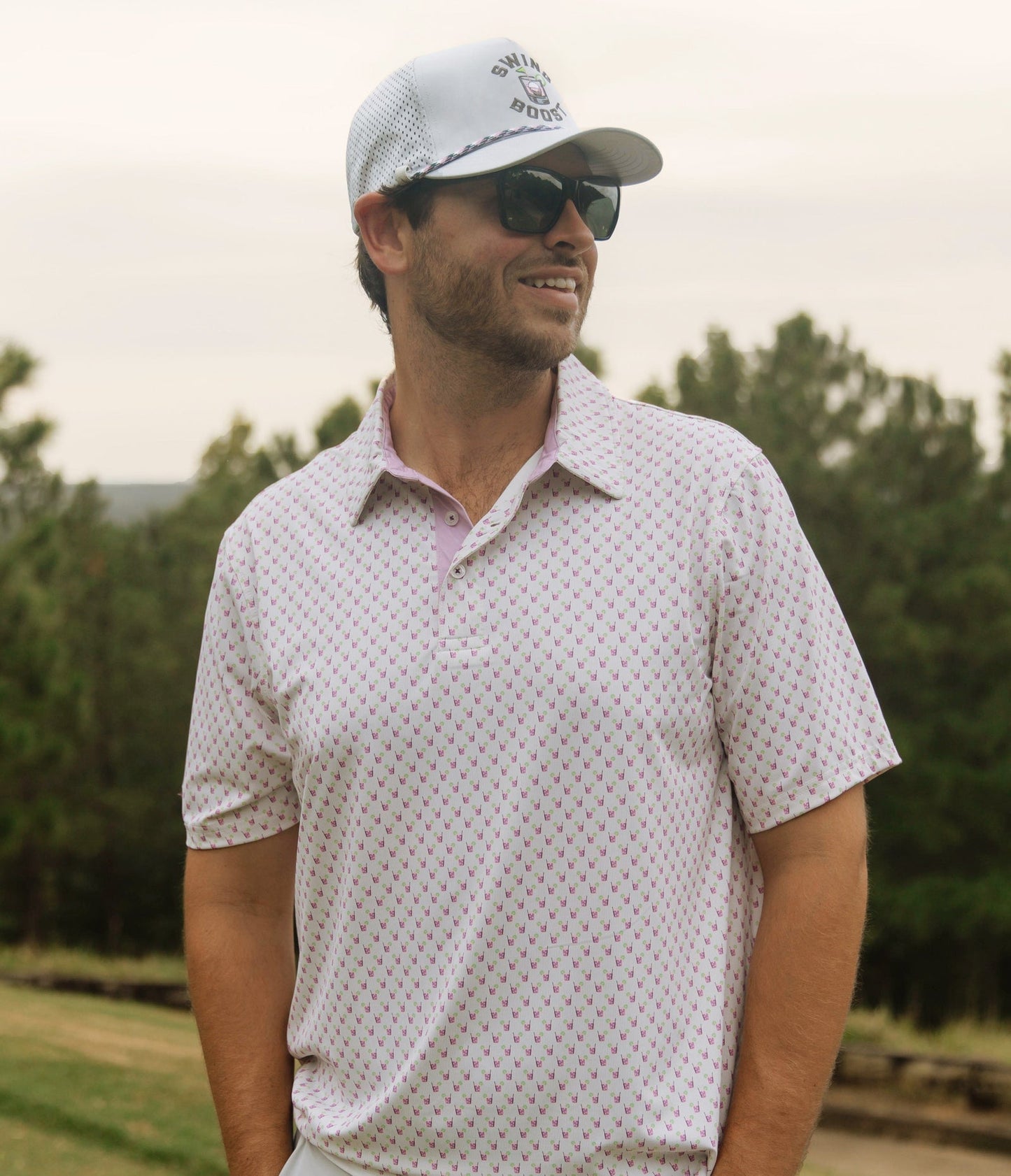 Swing Boost Printed Polo