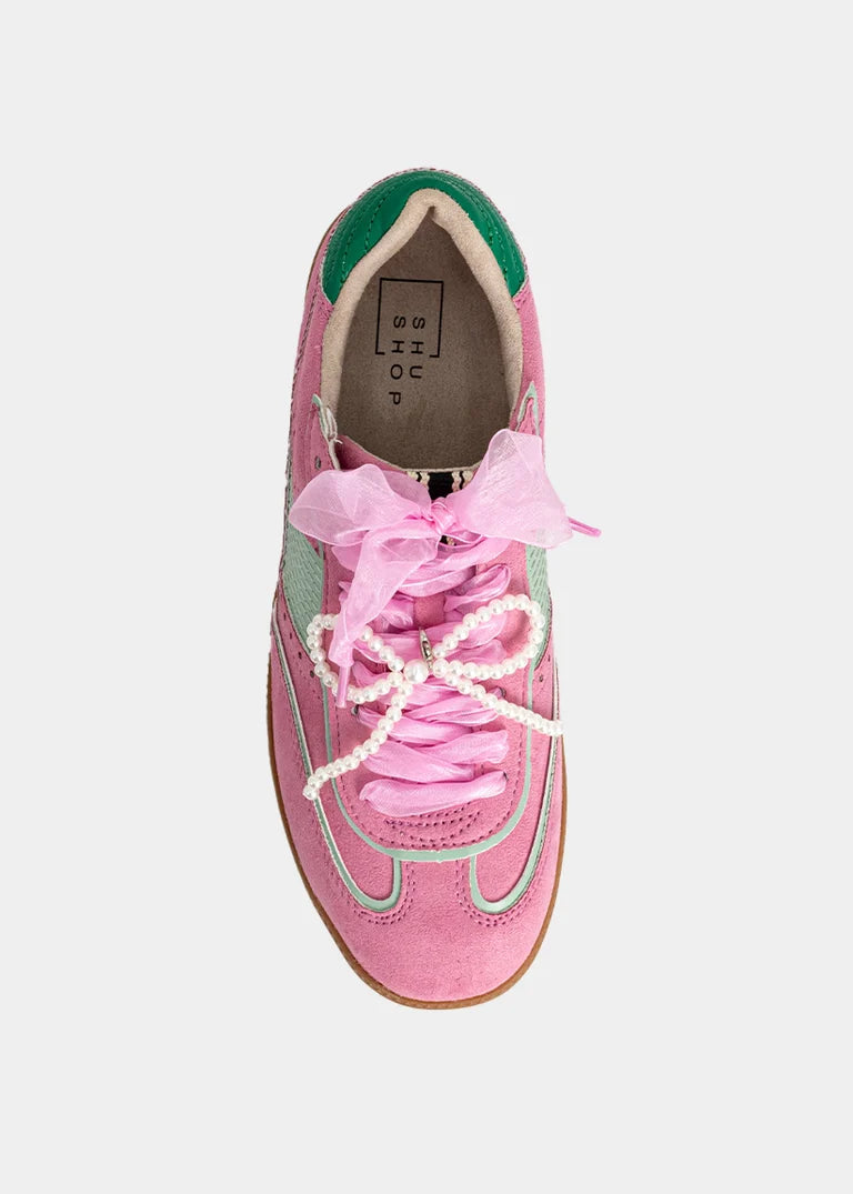 Sofie Sneaker | Pink Suede | Shu Shop