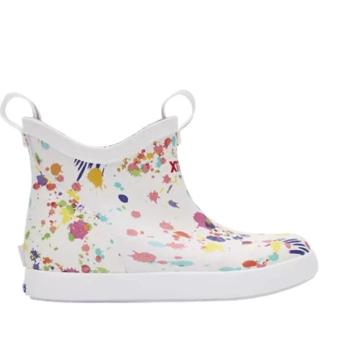 Splatter Paint Ankle Deck Boot | Youth | Xtratuf