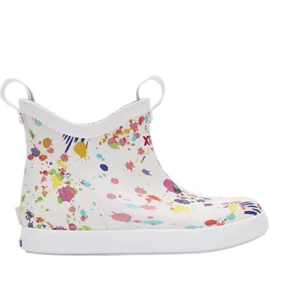 Splatter Paint Ankle Deck Boot | Youth | Xtratuf