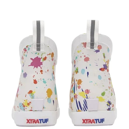 Splatter Paint Ankle Deck Boot | Youth | Xtratuf