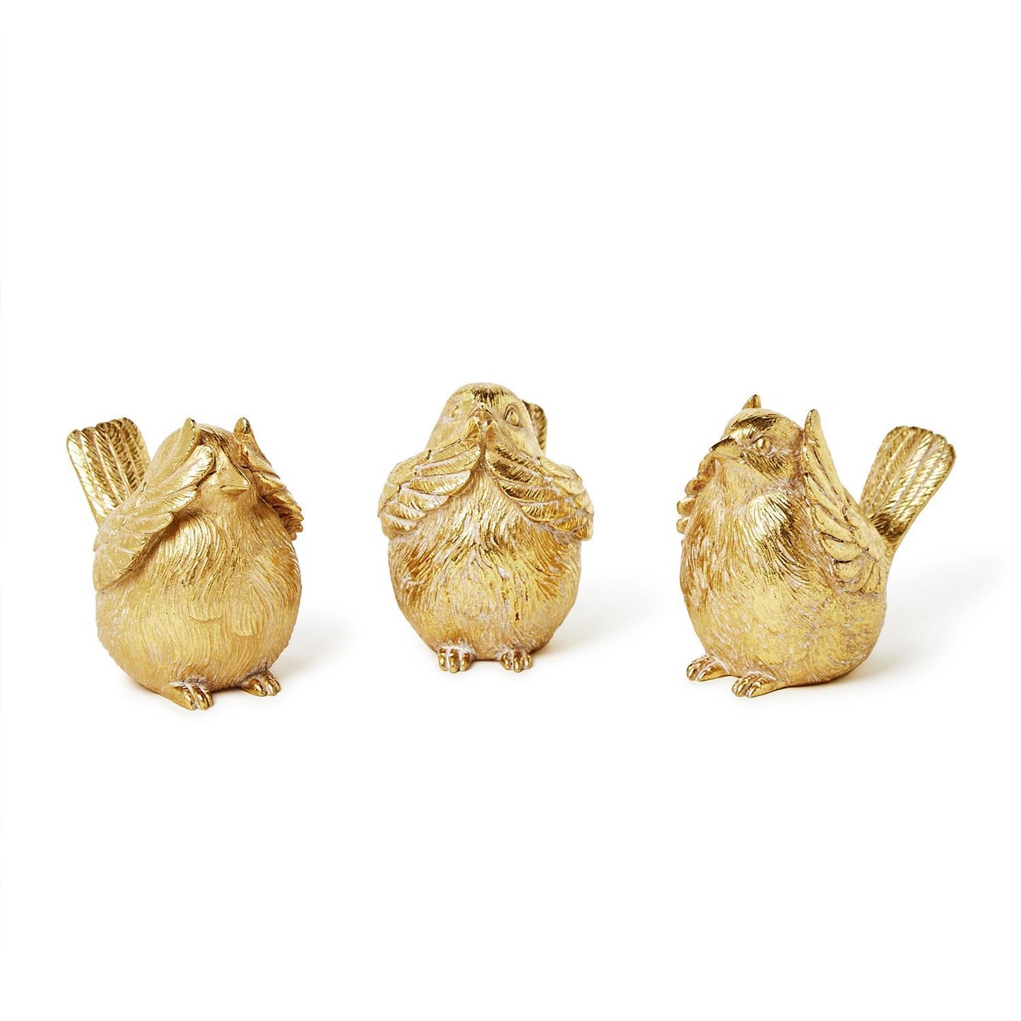 Gold Bird Decor | Set of 3