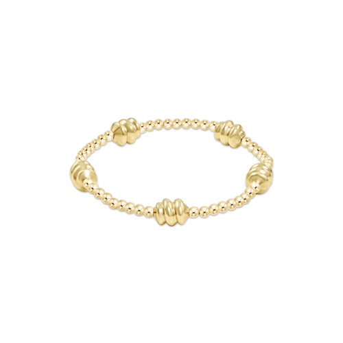 Admire Gold Bead Bracelet | 3mm | enewton