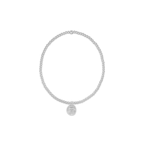 Inspire Small Sterling Charm Bead Bracelet | 2mm