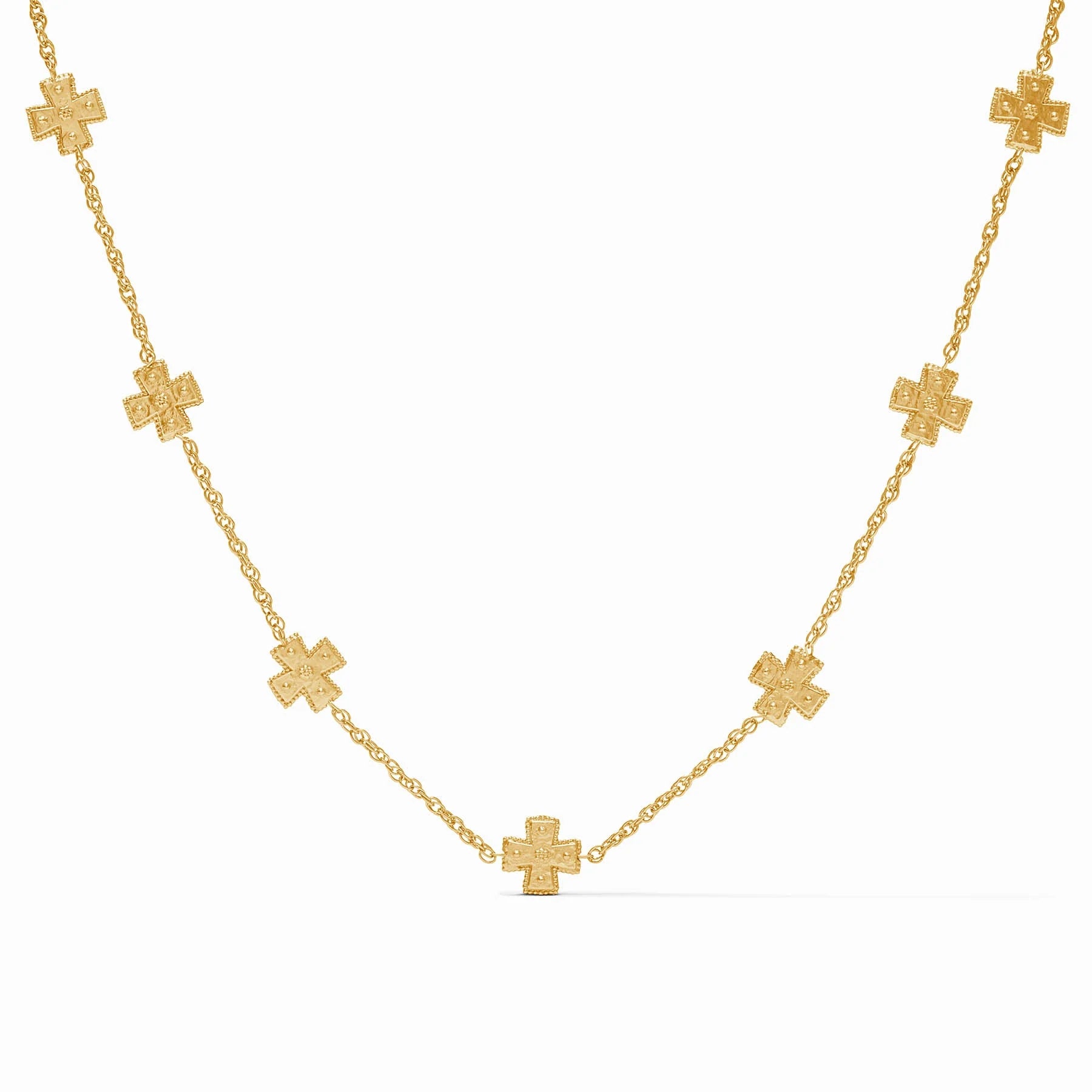 Malta Canterbury Delicate Gold Station Necklace | Julie Vos
