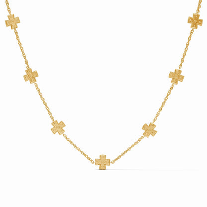 Malta Canterbury Delicate Gold Station Necklace | Julie Vos