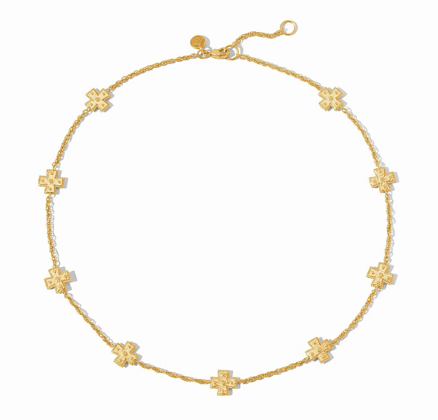 Malta Canterbury Delicate Gold Station Necklace | Julie Vos