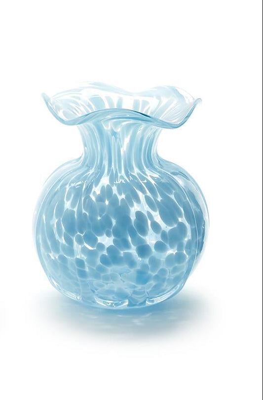 Ruffled Edge Spotted Vase | 3 Colors