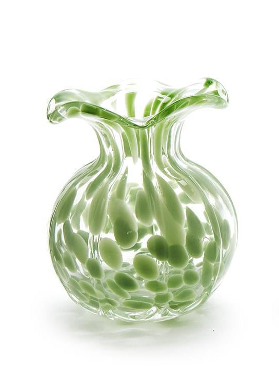 Ruffled Edge Spotted Vase | 3 Colors