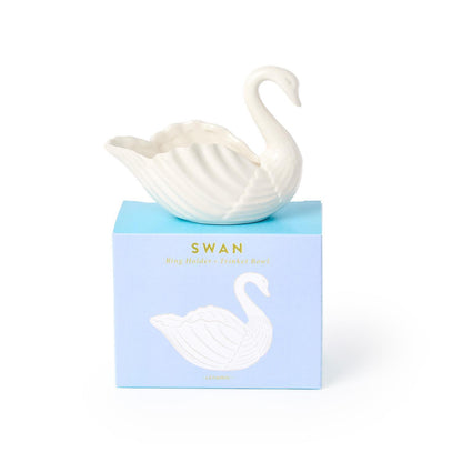 Grace Keeper Swan Shape Ring Holder and Trinket Bowl