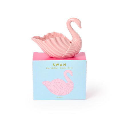Grace Keeper Swan Shape Ring Holder and Trinket Bowl