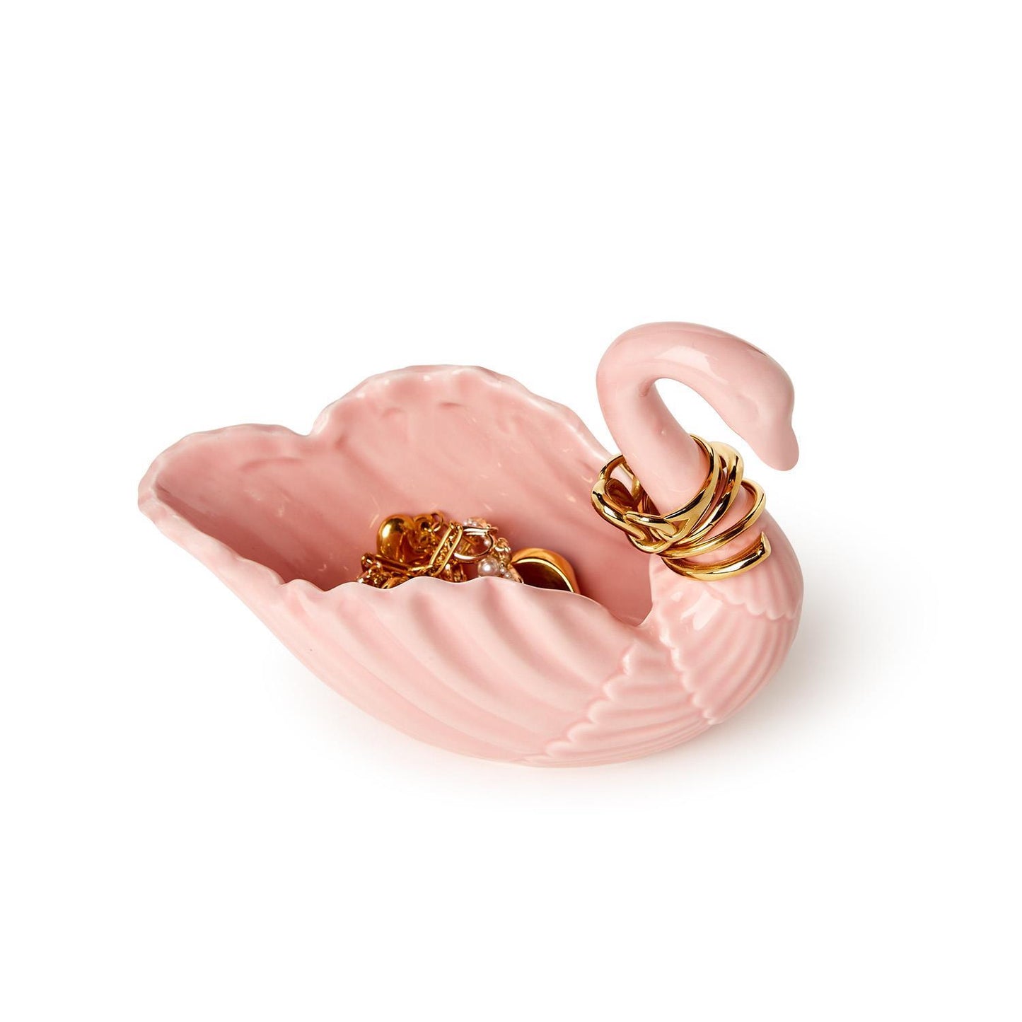 Grace Keeper Swan Shape Ring Holder and Trinket Bowl
