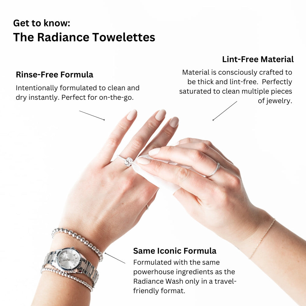 Radiance Towelette | Luxury Jewelry Wipes