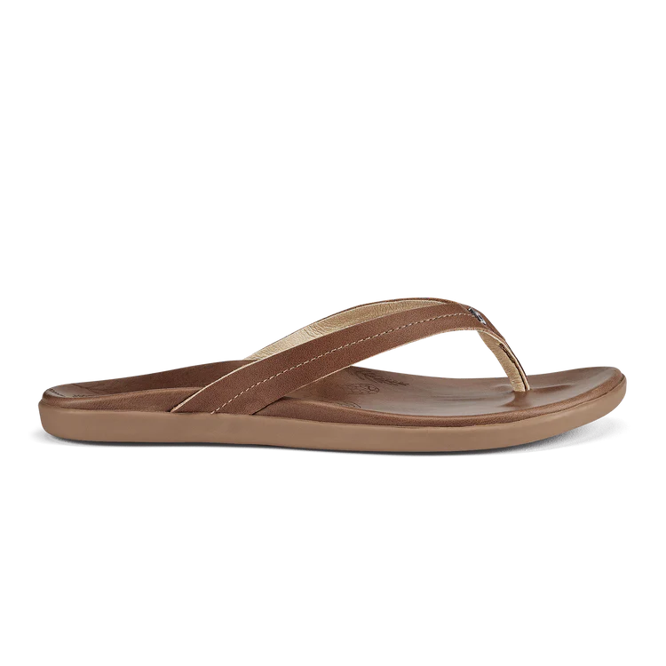 Honu Leather Beach Sandals | Tan | Women's