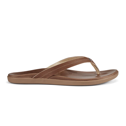 Honu Leather Beach Sandals | Tan | Women's