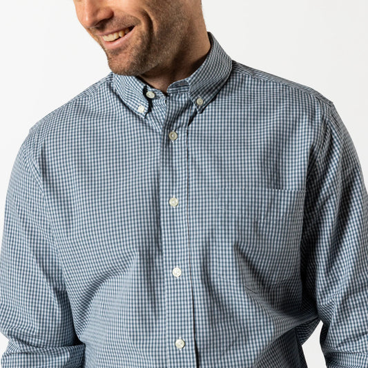 Cotton Cashmere Poplin Sport Shirt | Bolton Plaid | Duck Head