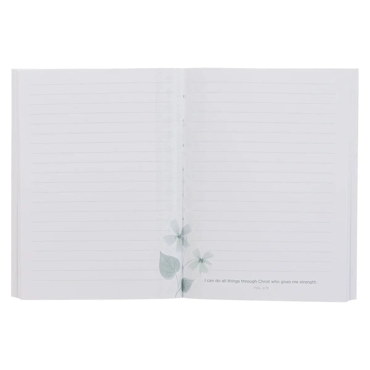 Medium Notebook | All Things Through Christ Phil. 4:13