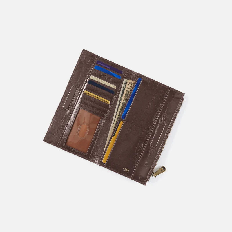 Jill Large Bifold Wallet | Polished Leather | HOBO
