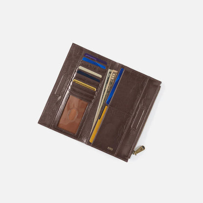 Jill Large Bifold Wallet | Polished Leather | HOBO