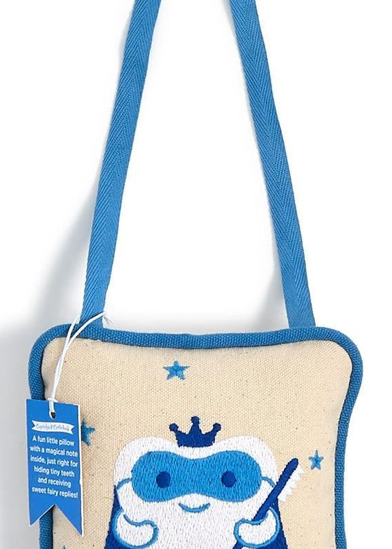 Tooth Fairy Embroidered Pillow Door Hanger Decor with Note Card