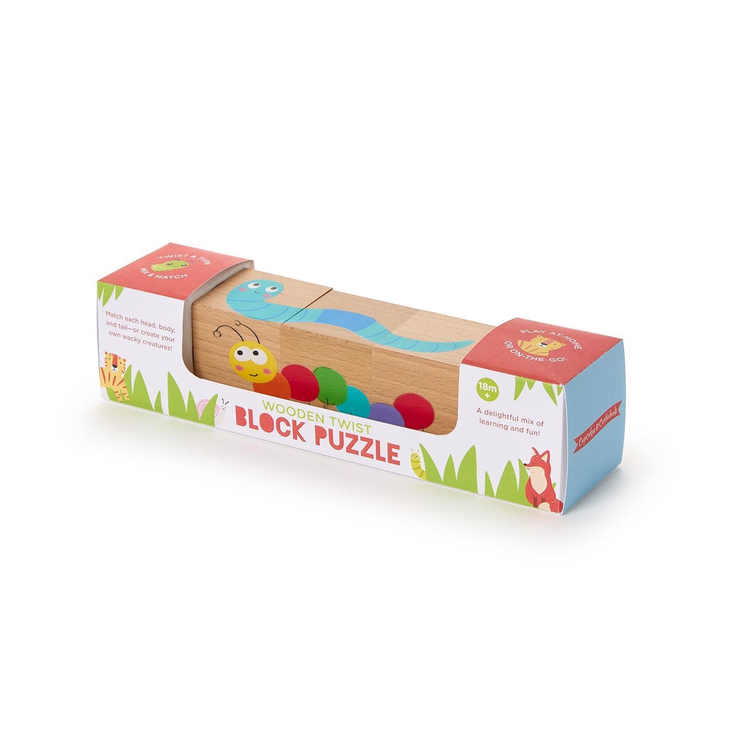 Wooden Twist Block Puzzle in Gift Box