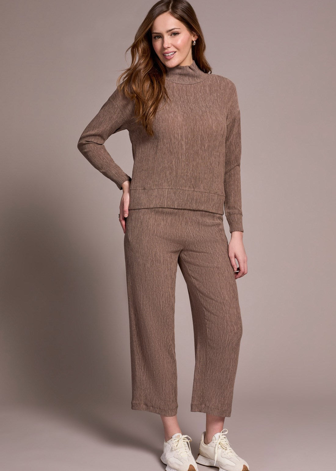 Long Sleeve Mock Neck Top