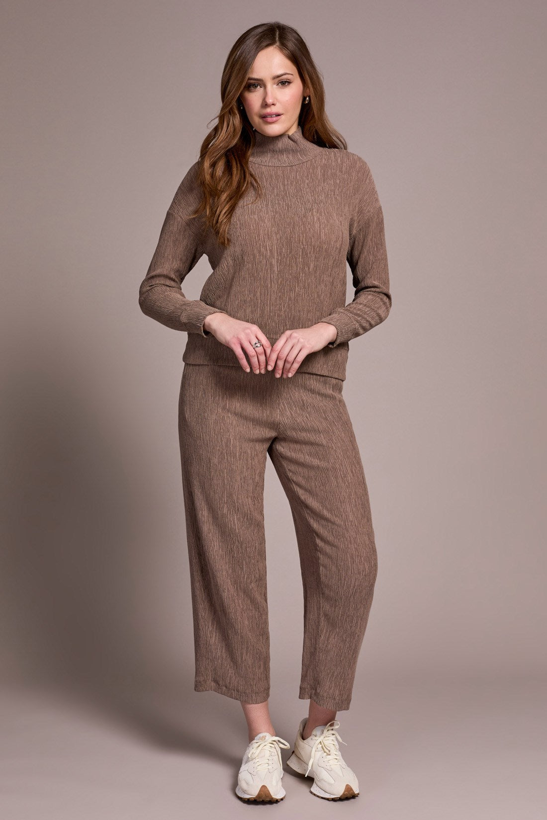 Long Sleeve Mock Neck Top