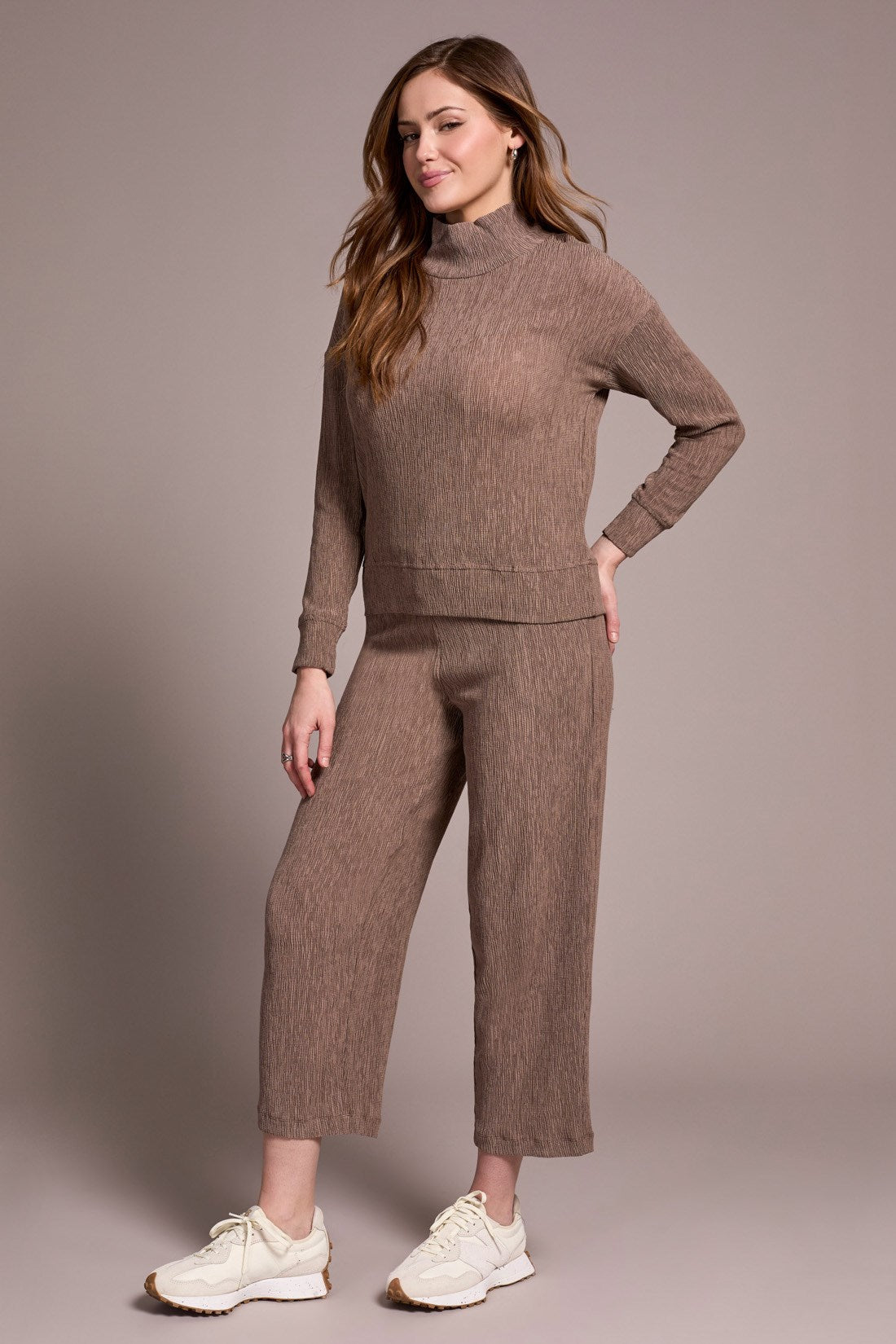 Long Sleeve Mock Neck Top