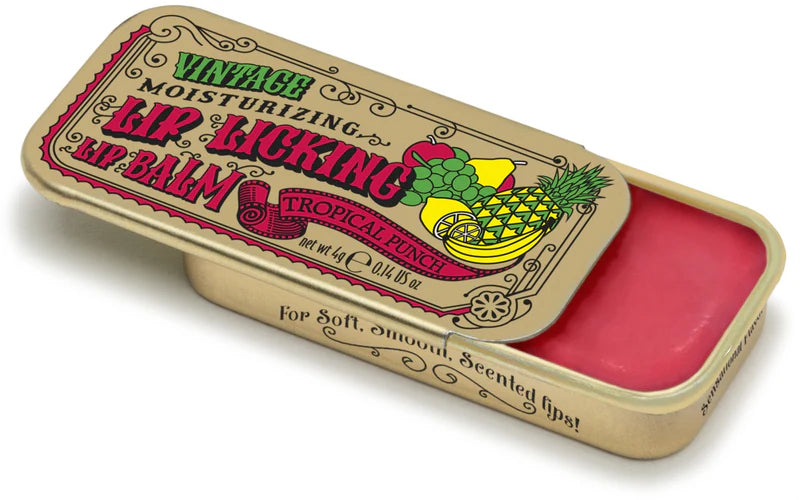 Lip Licking Lip Balm | Vintage Slider Tin