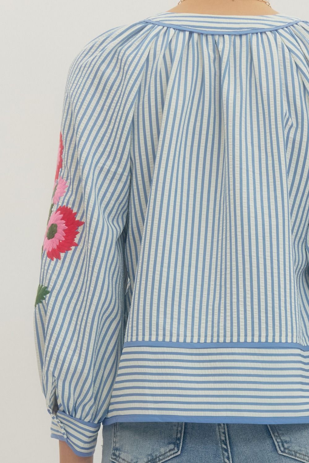 Harbor Bloom Puff Sleeve Top