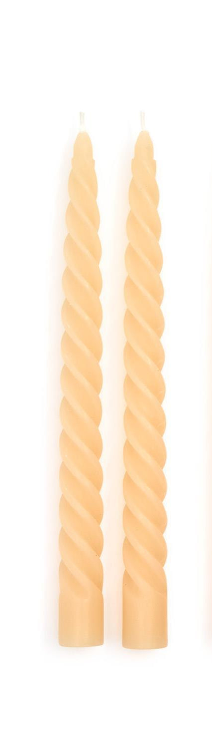 Twist Taper Candles in Gift Box | Set of 2