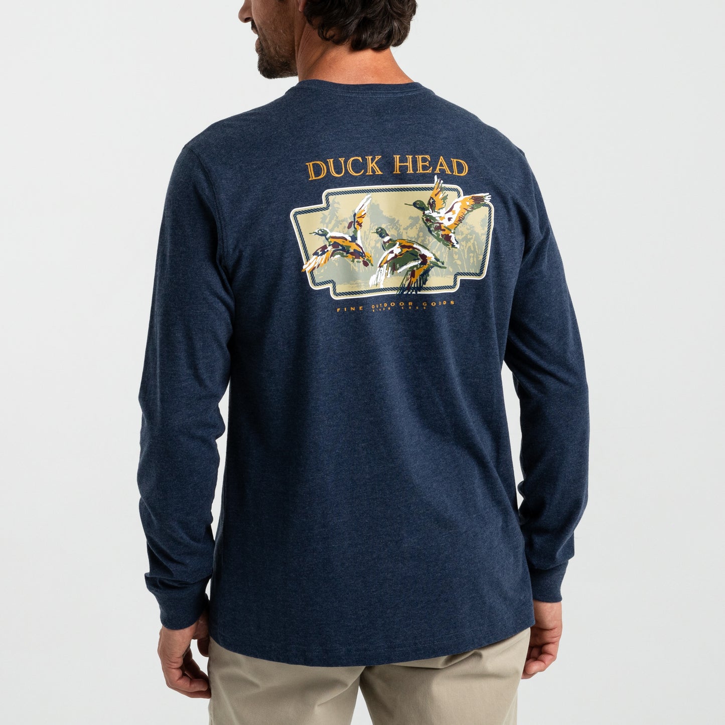 Flying Mallard LS T-Shirt | Duck Head