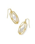 Elle Lattice Frame Drop Earrings | Kendra Scott