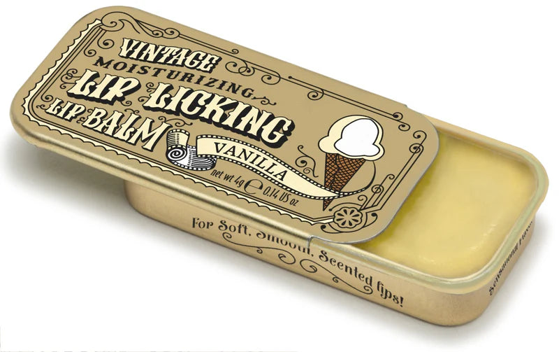 Lip Licking Lip Balm | Vintage Slider Tin