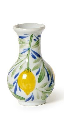 Lemon Grove Hand Painted Mini Vases