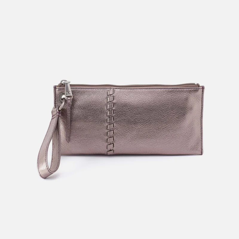 Vida Wristlet | Metallic Leather | HOBO