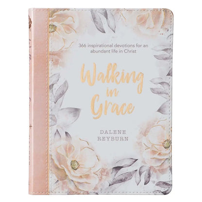 Devotional Faux Leather Book | Walking In Grace