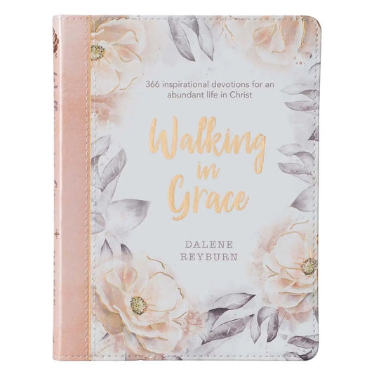 Devotional Faux Leather Book | Walking In Grace