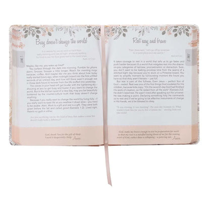 Devotional Faux Leather Book | Walking In Grace