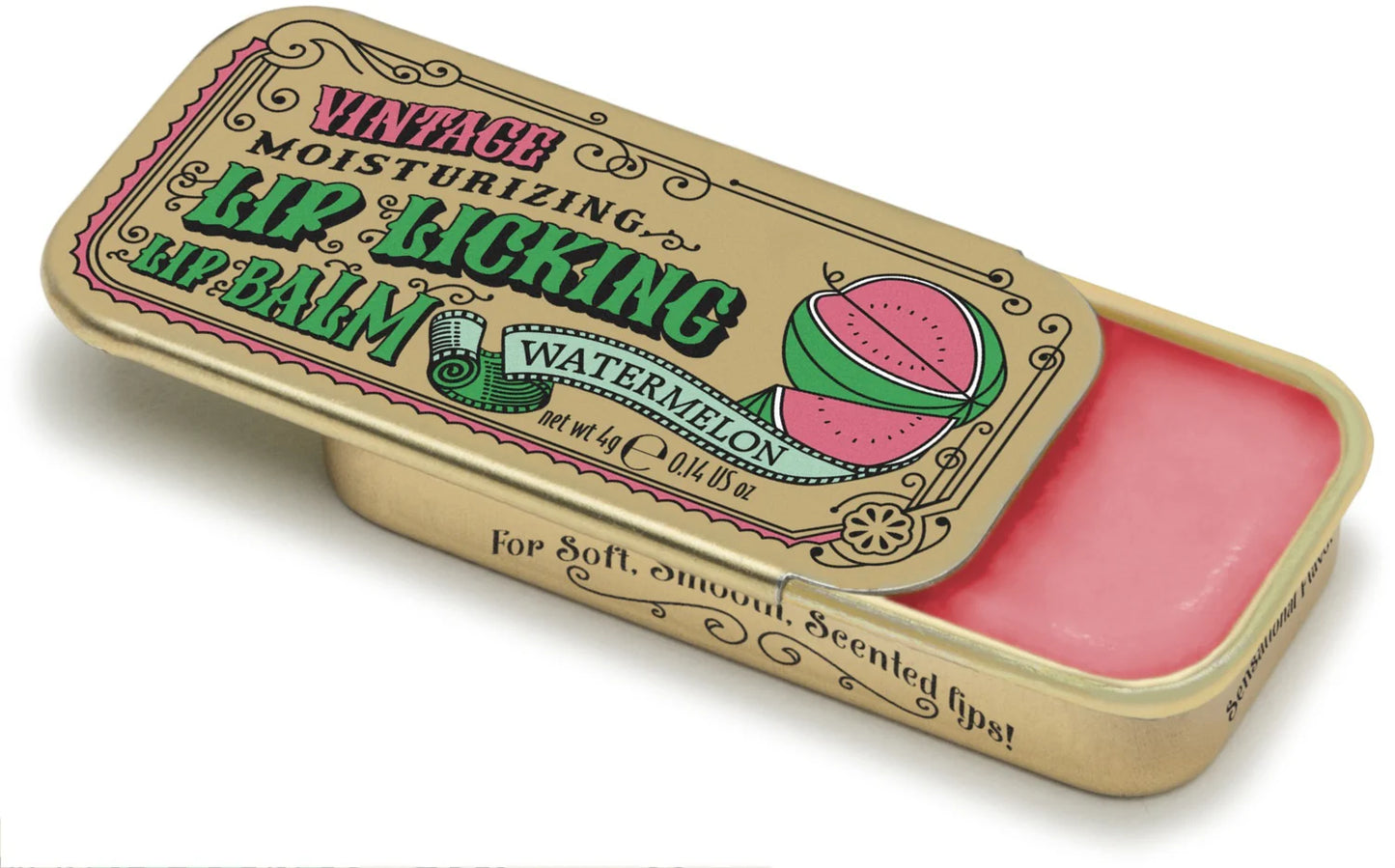 Lip Licking Lip Balm | Vintage Slider Tin